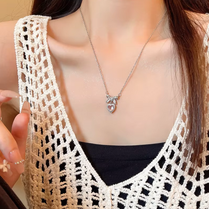 Romantic heart necklace